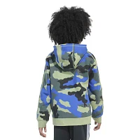 adidas Big Boys Embroidered Fleece Hoodie