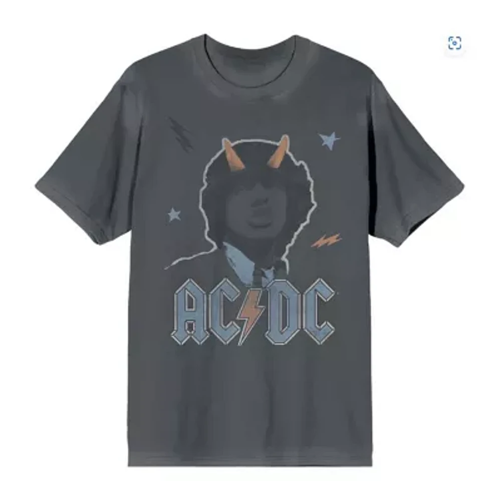 Mens Short Sleeve AC/DC Graphic T-Shirt