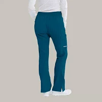 Skechers Sk201 Reliance 3-Pocket Mid-Rise Straight Leg Womens Plus Tall Tag Free Stretch Fabric Moisture Wicking Scrub Pants