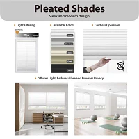 Cut-to-Width 1" Cordless Pleated Shade