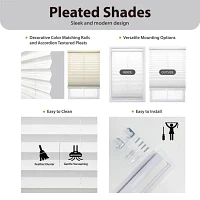 Cut-to-Width 1" Cordless Pleated Shade