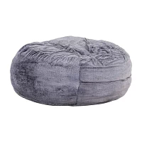 Sealy® Bala Faux Fur Memory Foam Bean Bag Chair