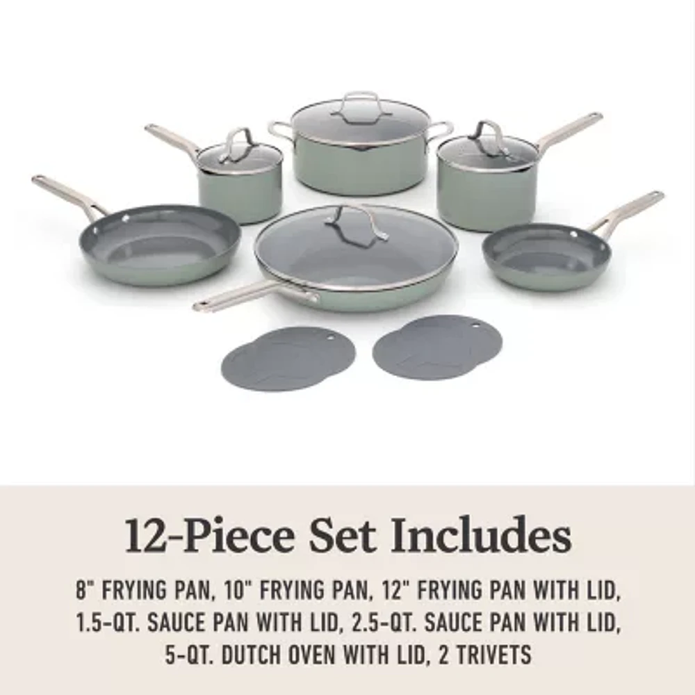 Calphalon Ceramic 12-pc. Non-Stick Cookware Set