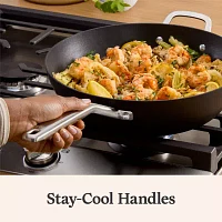 Calphalon Hard Anodized 12" Jumbo Frypan