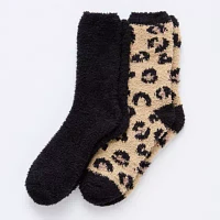 Mixit Cozy 2 Pair Crew Socks Womens