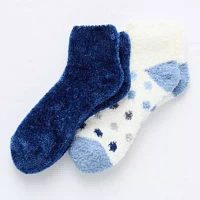 Mixit Cozy Chenille 2 Pair Low Cut Socks Womens