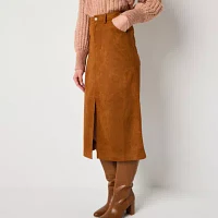 Frye and Co. Womens Midi Pencil Skirt