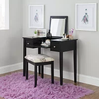 2-pc. Vanity & Stool Set