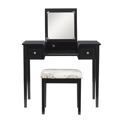 2-pc. Vanity & Stool Set