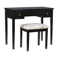 2-pc. Vanity & Stool Set