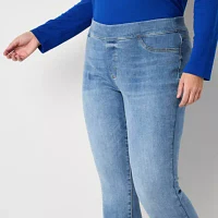 St. John's Bay - Plus Pull On Womens Mid Rise Jegging Jean