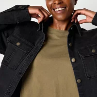 a.n.a Denim Midweight Womens Shirt Jacket