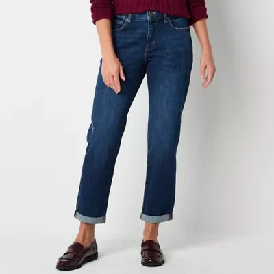 St. John's Bay Womens Mid Rise Regular Fit Jean