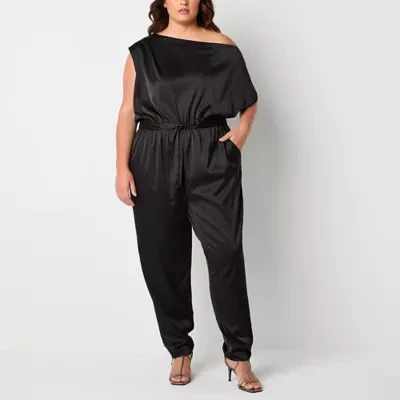 Bold Elements Womens Sleeveless Jumpsuit-Plus