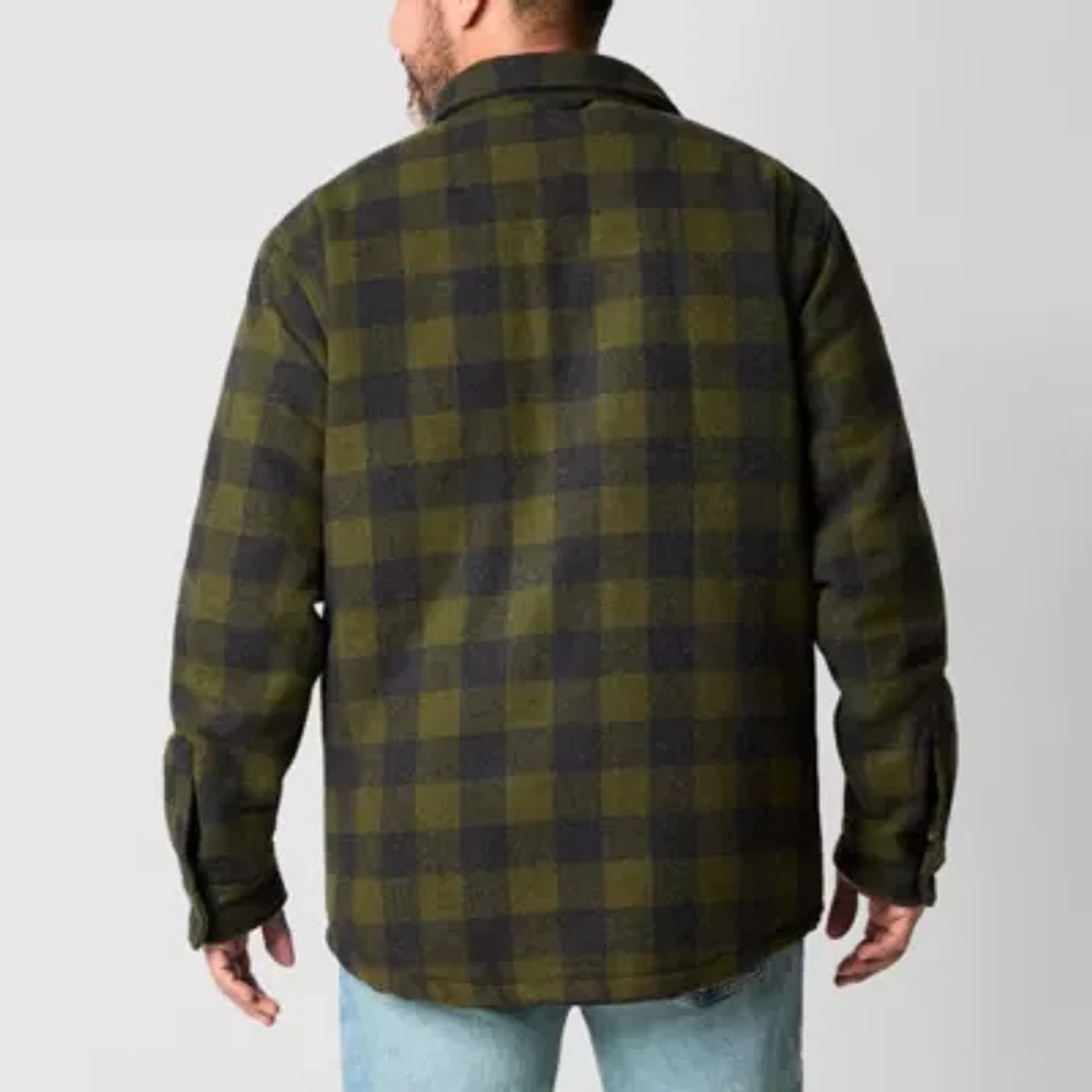 Victory Quilted Plaid Mens Heavyweight Shirt Jacket