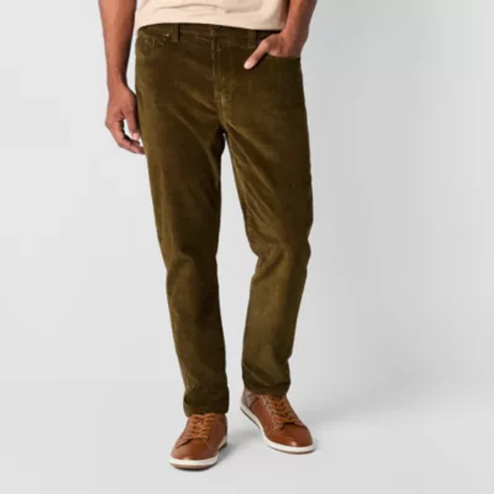 mutual weave Mens Slim Fit Corduroy Pant