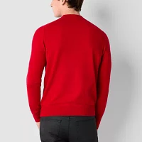 J. Ferrar Mens Long Sleeve Mock Neck Top