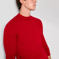 J. Ferrar Mens Long Sleeve Mock Neck Top