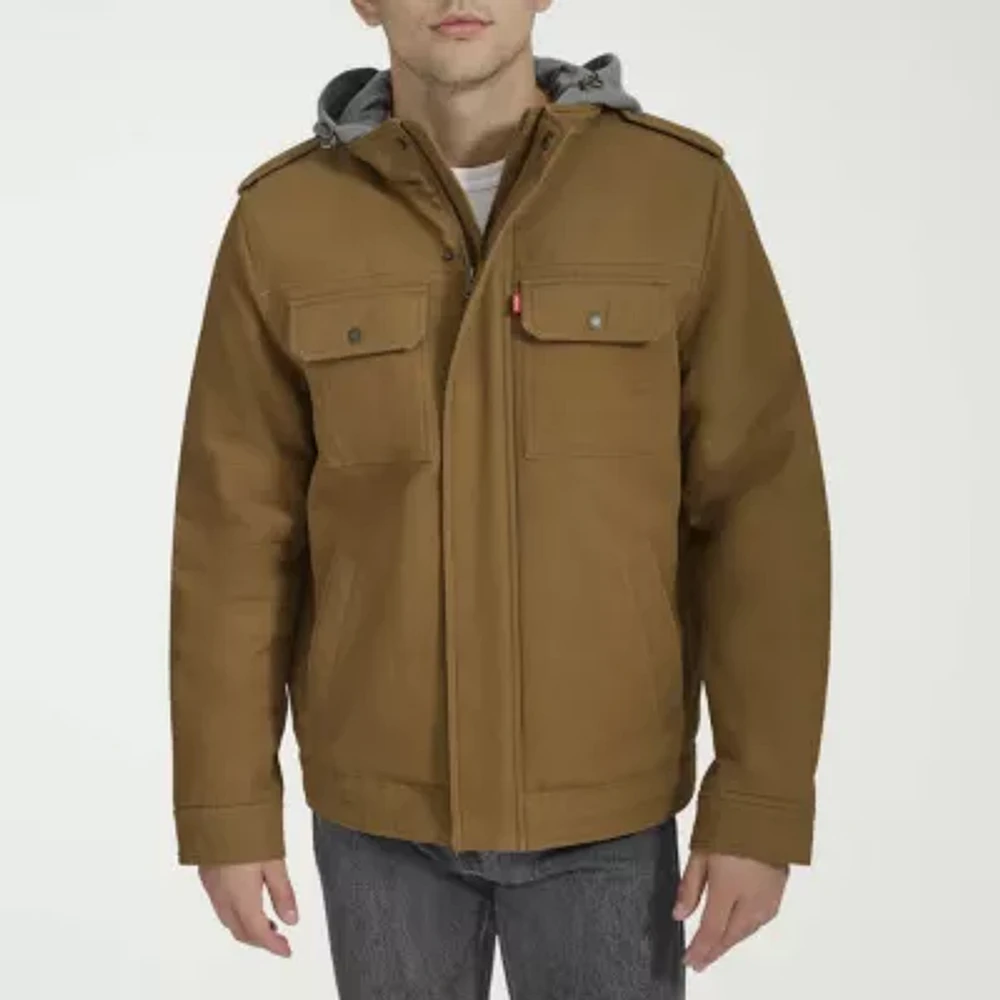 Levi's Military Mens Sherpa Lined Midweight Work Jacket