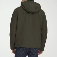 Levi's Mens Water Resistant Wind Resistant Hooded Midweight Softshell Jacket