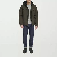 Levi's Mens Water Resistant Wind Resistant Hooded Midweight Softshell Jacket