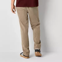 Arizona Mens Relaxed Straight Fit Herringbone Cargo Pant