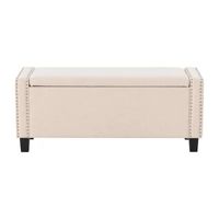 Boston Living Room Collection Storage Nailhead Trim Bench