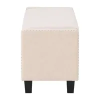 Boston Living Room Collection Storage Nailhead Trim Bench