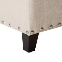 Boston Living Room Collection Storage Nailhead Trim Bench