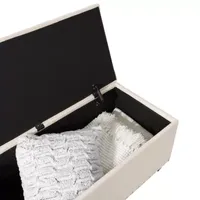 Boston Living Room Collection Storage Nailhead Trim Bench