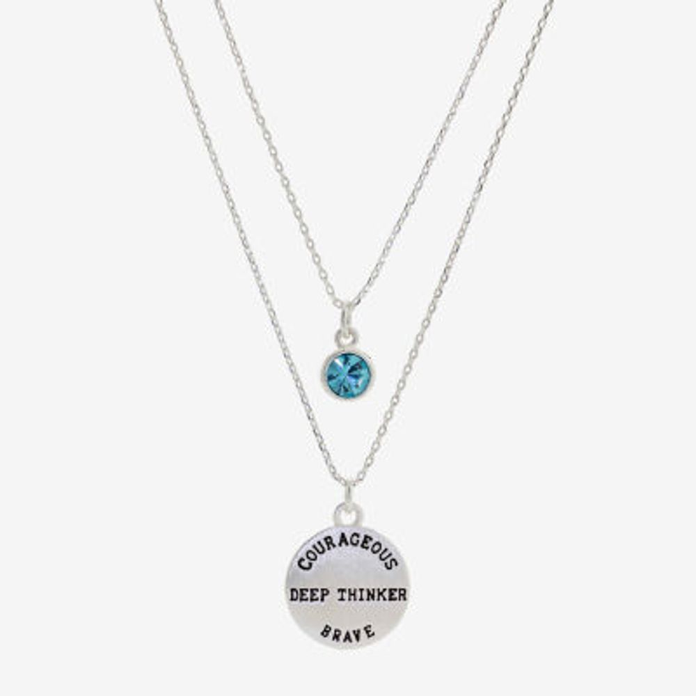 birthstone necklace jcpenney