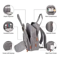 Trend Lab Adjustable Straps Diaper Bag