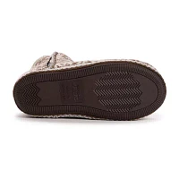 Muk Luks Womens Bootie Slippers