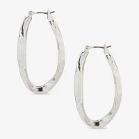 Worthington Womens 38.1mm Hoop Earrings