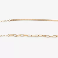 Worthington 2-pc. 7.5 Inch Chain Bracelet