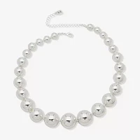 Worthington 17 Inch Bead Collar Necklace