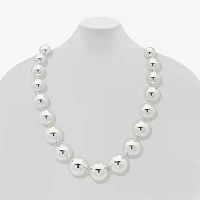 Worthington 17 Inch Bead Collar Necklace