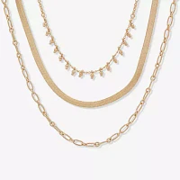 a.n.a 16 Inch Snake Strand Necklace