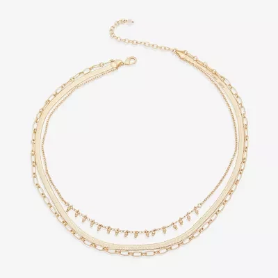 a.n.a 16 Inch Snake Strand Necklace