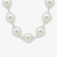 Worthington Silver Tone Collar Necklace