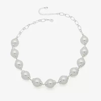 Worthington Silver Tone Collar Necklace