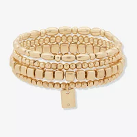 a.n.a Gold Tone 4-pc. Stretch Bracelet