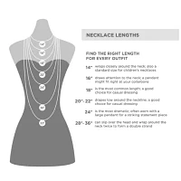 a.n.a Multi Row 16 Inch Curb Strand Necklace