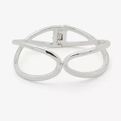 Worthington Silver Tone Twisted Cuff Bracelet