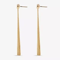 Worthington Snake Chain Linear Drop Earrings