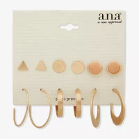 a.n.a 6 Pair Earring Set