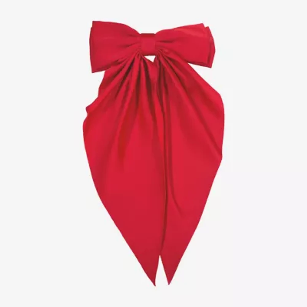 Bijoux Bar Red Long Hair Bow