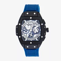 Ed Hardy Mens Blue Strap Watch 50446b-42-B05