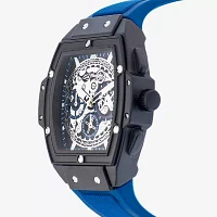 Ed Hardy Mens Blue Strap Watch 50446b-42-B05