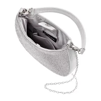 I. Miller Lolly Crystal Front Hobo Embellished Evening Bag